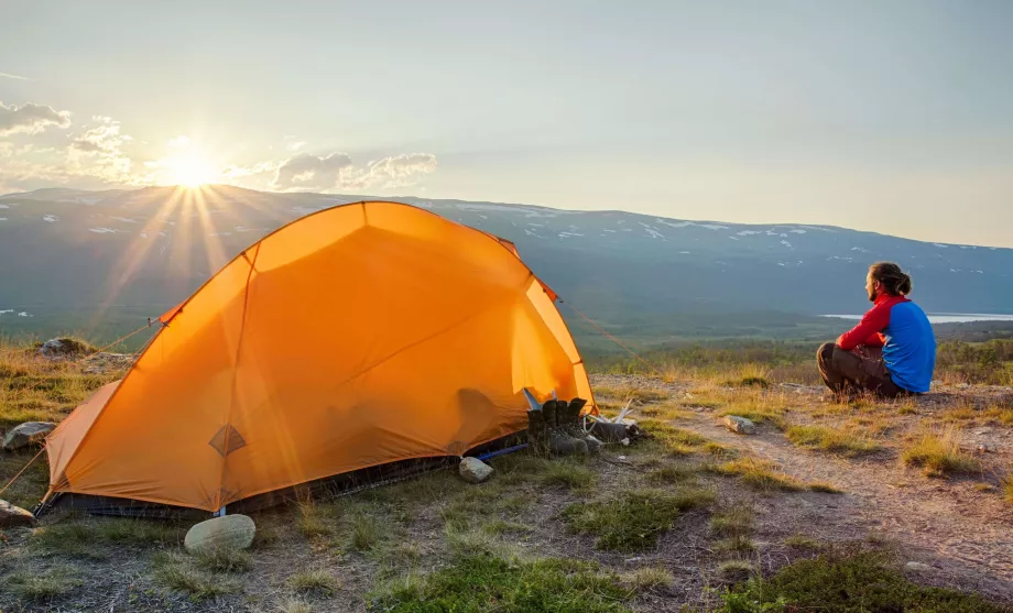 Camping in Sweden