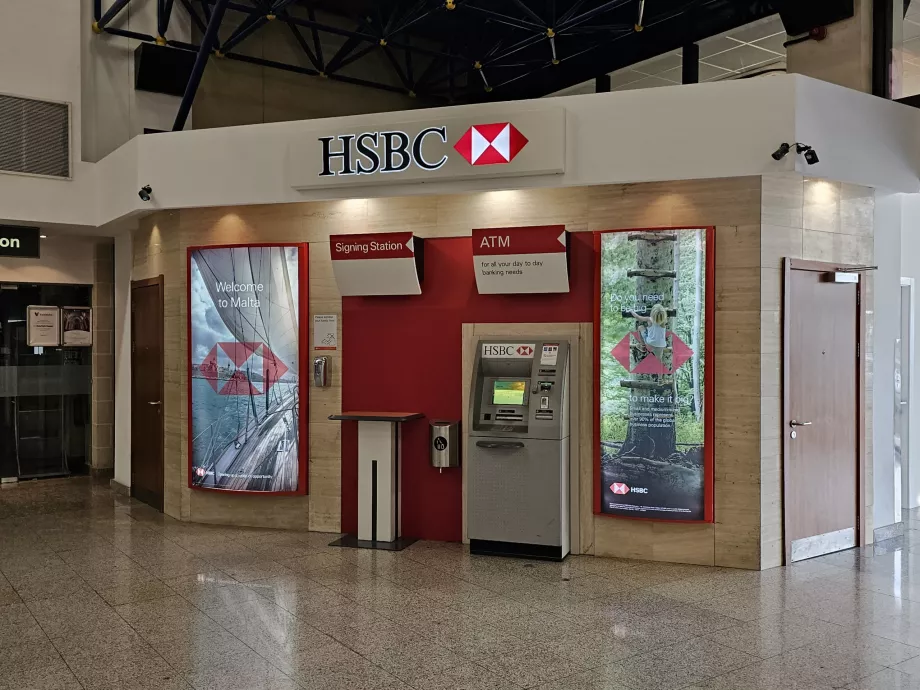 Банкомат HSBC, зал прильоту